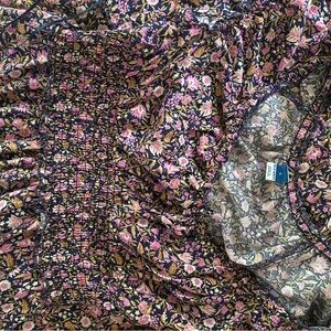 Old Navy Floral Maxi Dress peasant cottagecore small